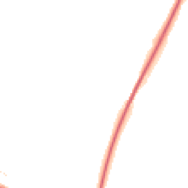Night-time road noise heatmap for TR9 6BP