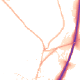 Daytime road noise heatmap for TR9 6BT