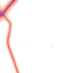 Daytime road noise heatmap for TR9 6DE