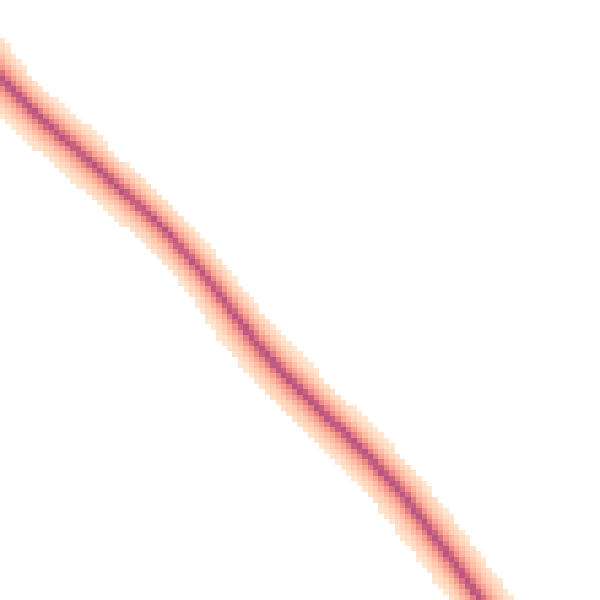 Daytime road noise heatmap for TR9 6DQ