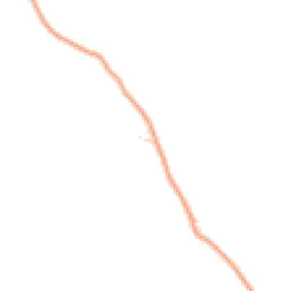 Daytime road noise heatmap for TR9 6DR