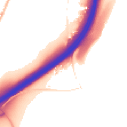 Daytime road noise heatmap for TR9 6FU