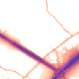 Daytime road noise heatmap for TR9 6HG