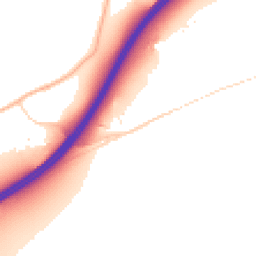 Daytime road noise heatmap for TR9 6HP