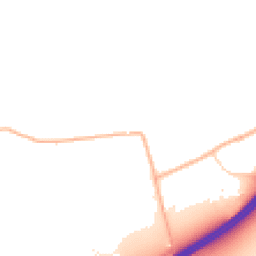 Daytime road noise heatmap for TR9 6HS