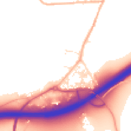 Daytime road noise heatmap for TR9 6LZ