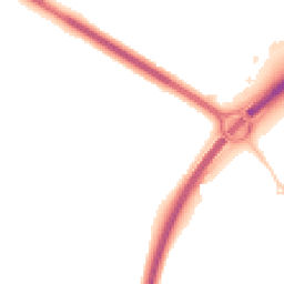 Night-time road noise heatmap for TR9 6NB