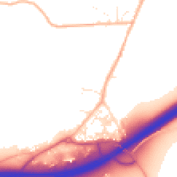 Daytime road noise heatmap for TR9 6NW