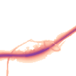 Night-time road noise heatmap for TR9 6NZ