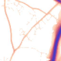 Daytime road noise heatmap for TR9 6QS