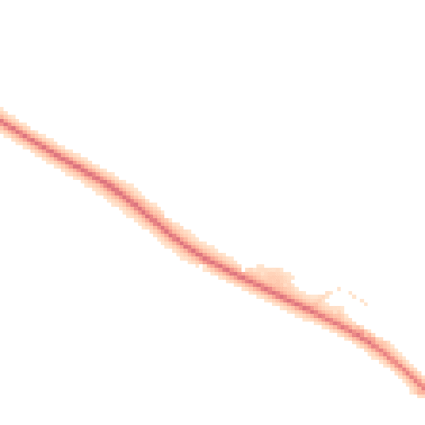 Night-time road noise heatmap for TR9 6RD