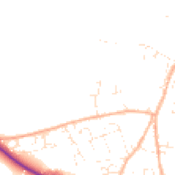 Daytime road noise heatmap for TR9 6SH