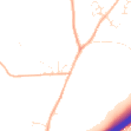 Daytime road noise heatmap for TR9 6TX