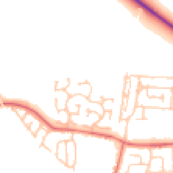 Daytime road noise heatmap for TS11 6NG