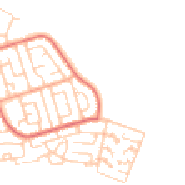 Daytime road noise heatmap for TS11 7EJ