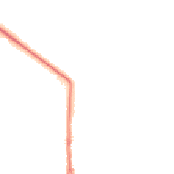 Night-time road noise heatmap for TS11 7LX