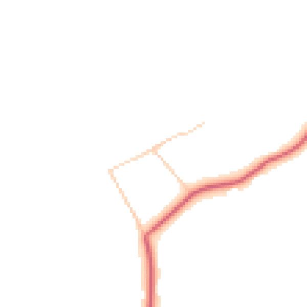 Daytime road noise heatmap for TS11 8AG