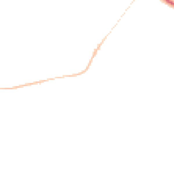 Night-time road noise heatmap for TS11 8BE