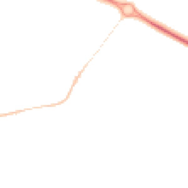 Night-time road noise heatmap for TS11 8ET