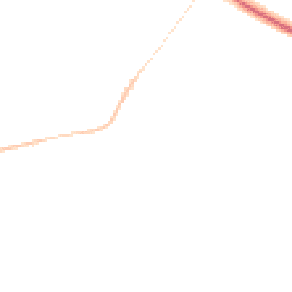 Night-time road noise heatmap for TS11 8HA