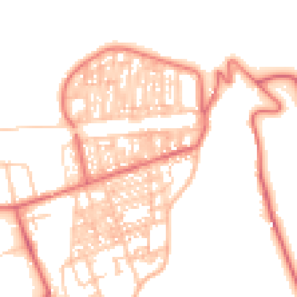 Daytime road noise heatmap for TS12 1AE