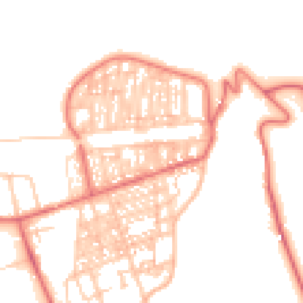 Daytime road noise heatmap for TS12 1AG