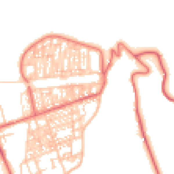 Daytime road noise heatmap for TS12 1AH