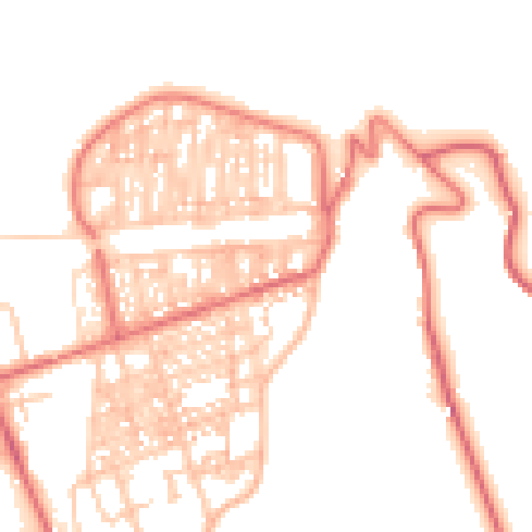 Daytime road noise heatmap for TS12 1AL