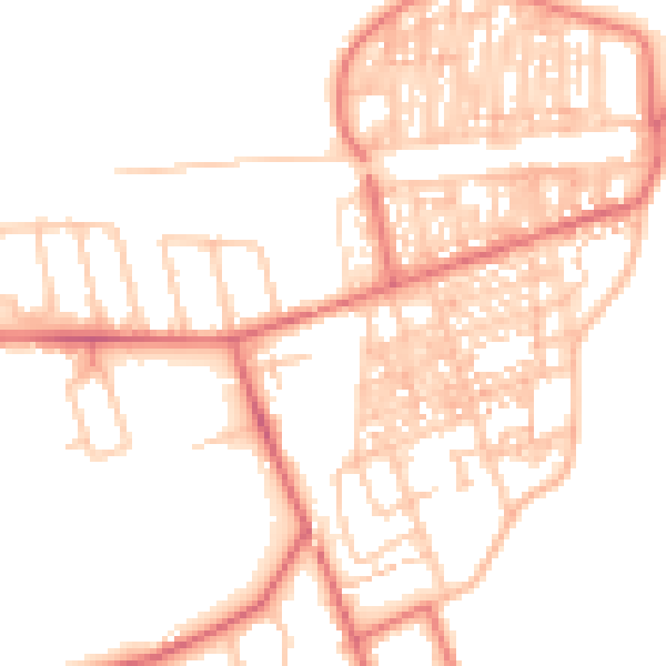 Daytime road noise heatmap for TS12 1AP