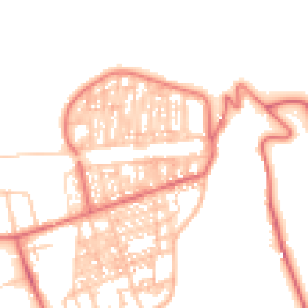 Daytime road noise heatmap for TS12 1AQ