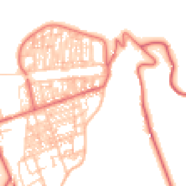 Daytime road noise heatmap for TS12 1AU