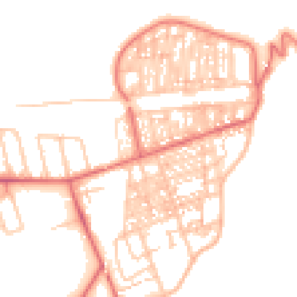 Daytime road noise heatmap for TS12 1BE