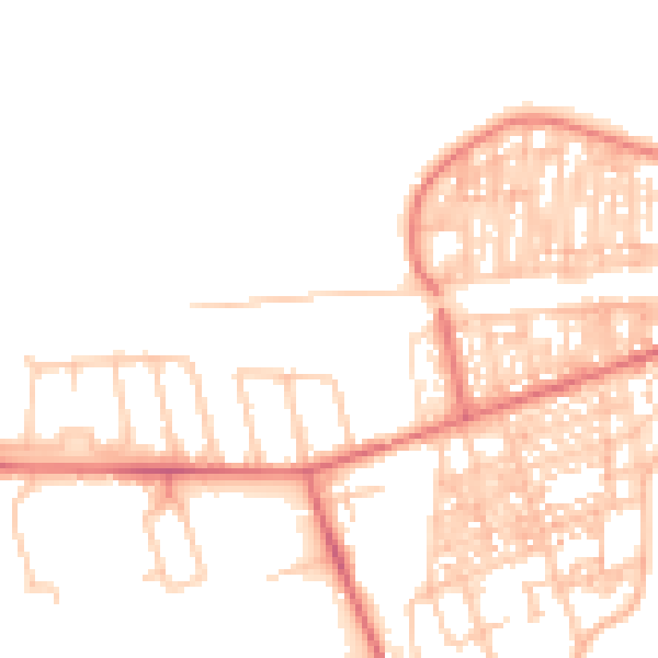 Daytime road noise heatmap for TS12 1BF