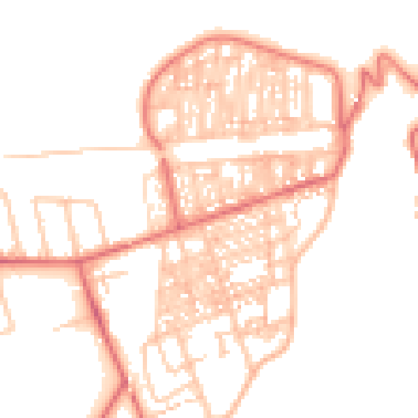 Daytime road noise heatmap for TS12 1BG