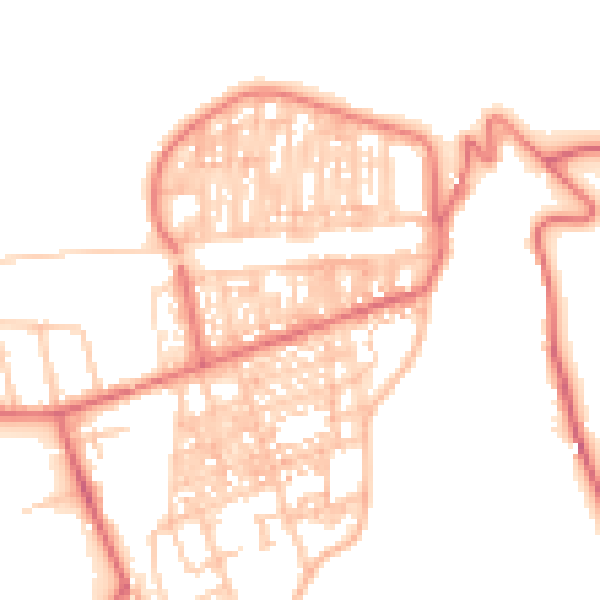 Daytime road noise heatmap for TS12 1BJ