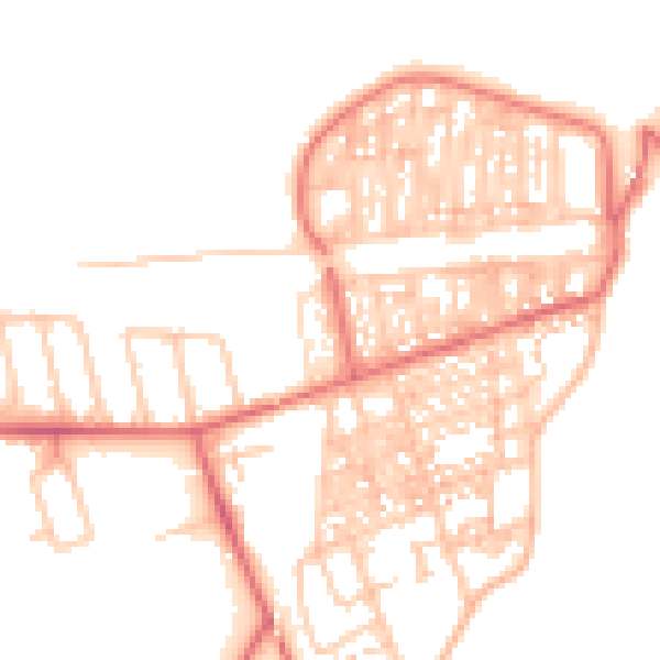 Daytime road noise heatmap for TS12 1BP