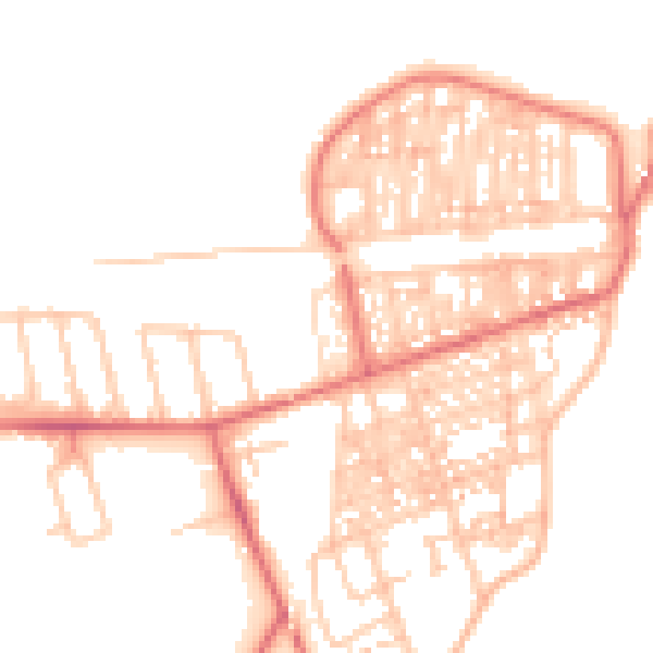 Daytime road noise heatmap for TS12 1BS