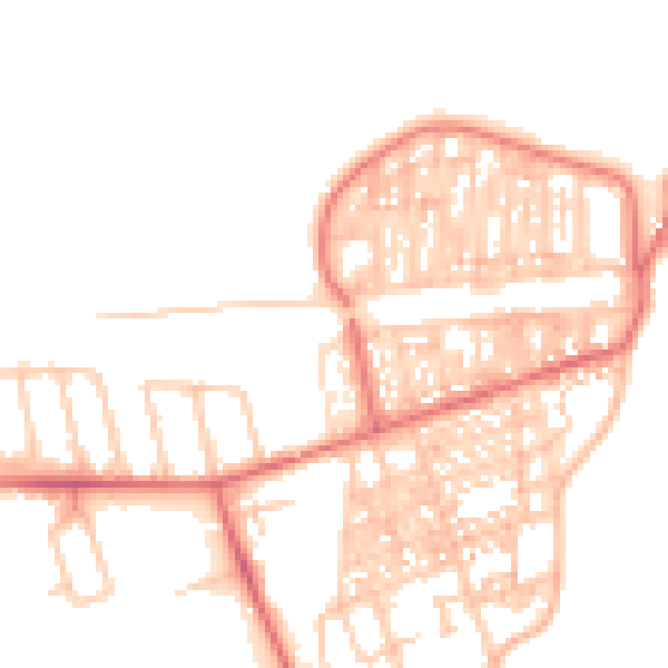 Daytime road noise heatmap for TS12 1BT