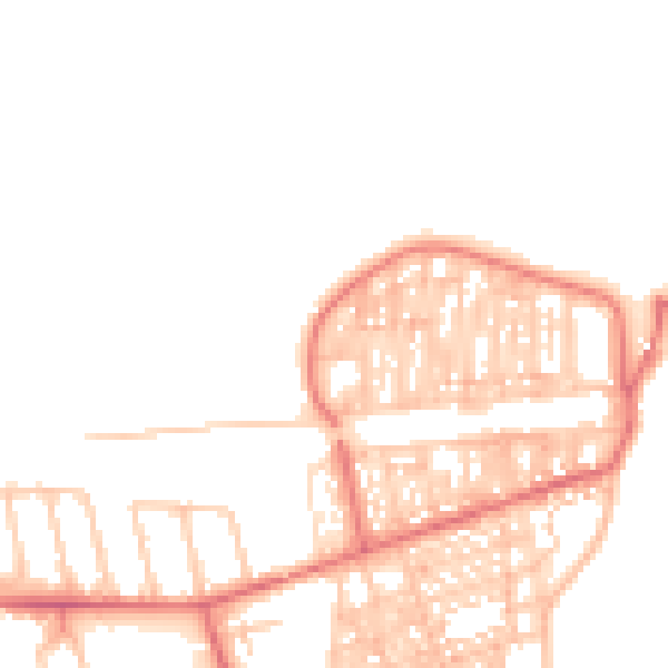 Daytime road noise heatmap for TS12 1BY
