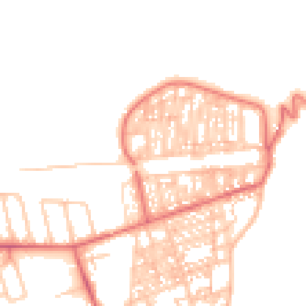 Daytime road noise heatmap for TS12 1DD