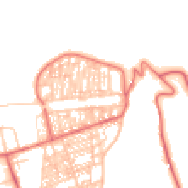 Daytime road noise heatmap for TS12 1DJ