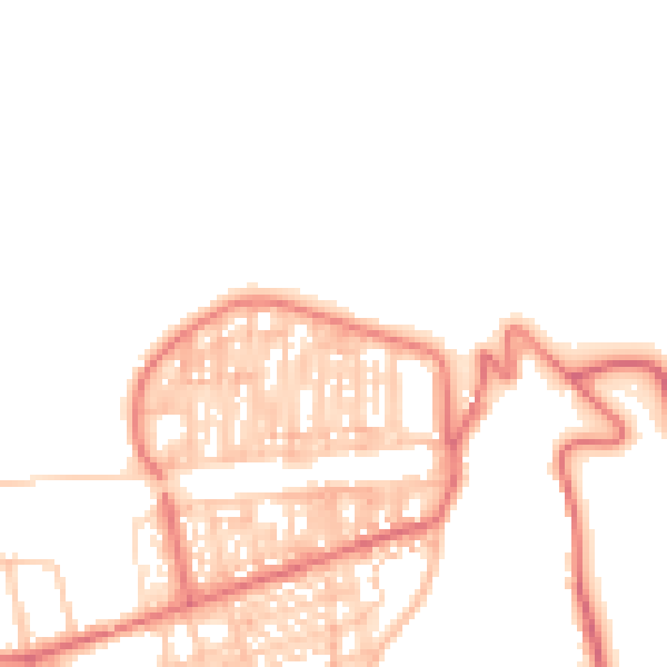 Daytime road noise heatmap for TS12 1DZ