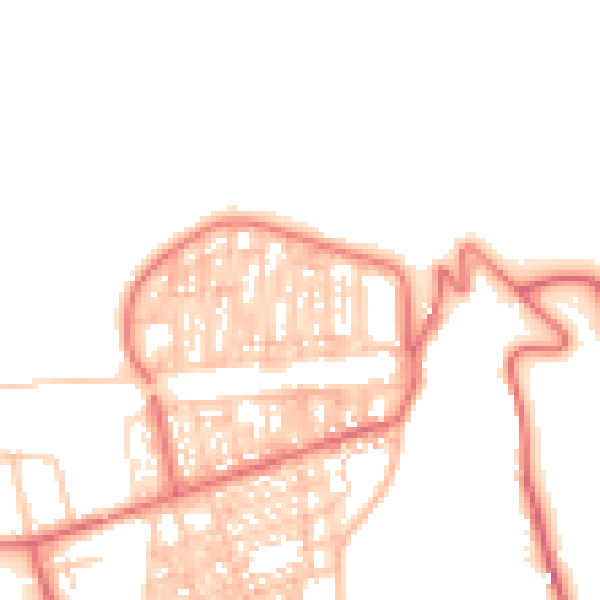 Daytime road noise heatmap for TS12 1EB