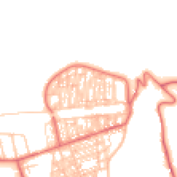 Daytime road noise heatmap for TS12 1EE