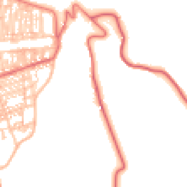 Daytime road noise heatmap for TS12 1EZ