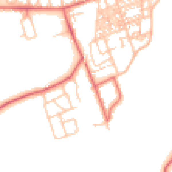Daytime road noise heatmap for TS12 1HP