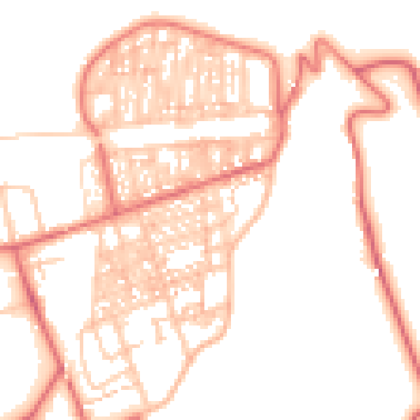 Daytime road noise heatmap for TS12 1JP