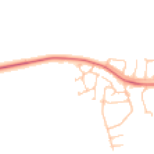 Daytime road noise heatmap for TS12 1PS