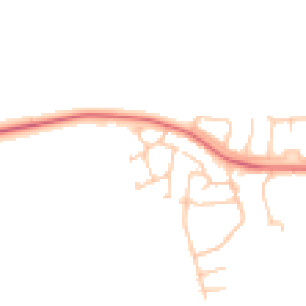 Daytime road noise heatmap for TS12 1PX