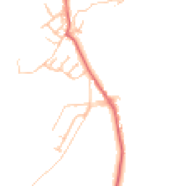 Daytime road noise heatmap for TS12 2DB